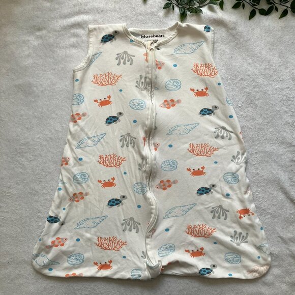 Mosebears Cotton Sleep Sack Bundle 12-18M | 2 Lightweight Unisex Sleep Bags GUC - Picture 10 of 16